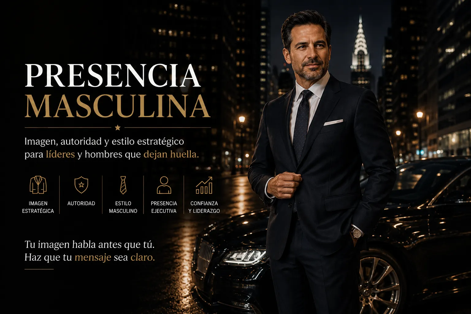 Presencia Masculina: Imagen, Autoridad y Estilo Estratégico